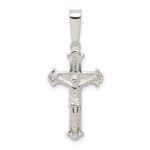 Sterling Silver Polished Crucifix Pendant
