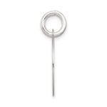 Sterling Silver Polished Enamel Faith Pendant - Image 2