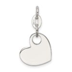 Sterling Silver Polished Enamel Girl Charm - Image 4