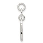 Sterling Silver Polished Airplane Charm - Image 2