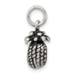 Sterling Silver Antiqued Pineapple Charm - Image 2