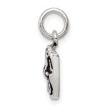 Sterling Silver Antiqued Comedy/Tragedy Face Charms - Image 2