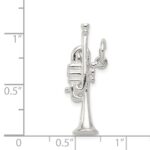 Sterling Silver Trumpet Charm - Image 3