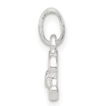 Sterling Silver Letter C with Enamel Pendant - Image 2