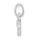 Sterling Silver Letter H with Enamel Pendant - Image 2