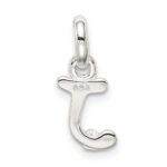 Sterling Silver Letter J with Enamel Pendant - Image 3