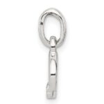 Sterling Silver Letter O with Enamel Pendant - Image 2