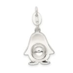 Sterling Silver Enamel Penguin Pendant - Image 4