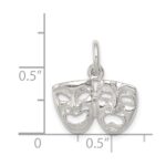 Sterling Silver Comedy/tragedy Charm - Image 3