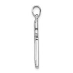 Sterling Silver Rhodium-plated Cross Pendant - Image 2