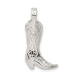 Sterling Silver Cowboy Boot Charm - Image 4
