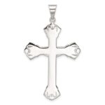 Sterling Silver Polished Crucifix Pendant - Image 3