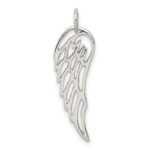 Sterling Silver Polished Angel Wing Charm