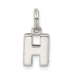 Sterling Silver Letter H Initial Charm - Image 3