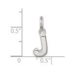 Sterling Silver Letter J Initial Charm - Image 4