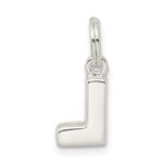 Sterling Silver Letter L Initial Charm - Image 3