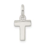 Sterling Silver Letter T Initial Charm