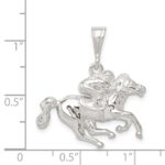 Sterling Silver Race Horse Charm - Image 3