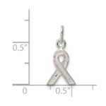 Sterling Silver Polished Awareness Charm - Image 3
