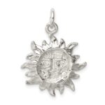 Sterling Silver Polished Sun Pendant - Image 4