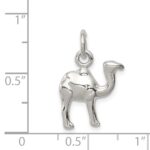 Sterling Silver Polished Mini 3-D Camel Reversible Pendant - Image 3
