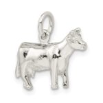 Sterling Silver Cow Charm - Image 5