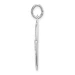 Sterling Silver Rhodium-plated Spanish Lady of Guadalupe Medal Pendant - Image 2