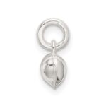 Sterling Silver Polished Puffed Heart Charm - Image 2