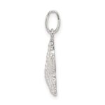 Sterling Silver Polished and Textured Starfish Charm - Image 2