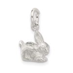 Sterling Silver 3-D Rabbit Charm - Image 5