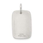 Sterling Silver Gold-Tone Anchor Brushed Pendant - Image 3