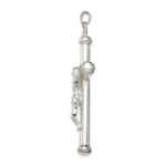 Sterling Silver Polished Crucifix Pendant - Image 2