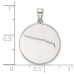 Sterling Silver Rhodium-plated & CZ Aries Zodiac Pendant - Image 4