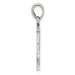 Sterling Silver I LOVE YOU TO THE MOON Antiqued Star and Moon Pendant - Image 2