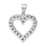 Sterling Silver Rhodium-plated Tanzanite & Diamond Pendant - Image 4