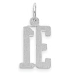 Sterling Silver/Rhodium-plated Elongated Number 31 Charm - Image 4