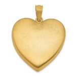 1/20 14K Gold Filled 4-Frame Enameled Heart Locket - Image 3
