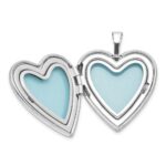 Sterling Silver RH-plated YOU ARE MY... 20mm/12mm Locket/Pendant Set - Image 4