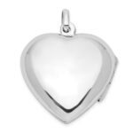 Sterling Silver I Love You Rose Heart Locket - Image 3
