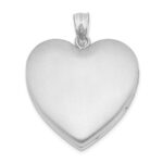Sterling Silver Rhodium-plated Tree Ash Holder Heart Locket - Image 3