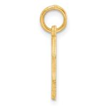 Sterling Silver GP Engraveable Boy Polished Disc Charm - Image 2