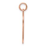 Sterling Silver RG Plated Engraveable Heart Polished Front/Satin Back Disc - Image 2