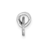 Sterling Silver Rh-plt Engraveable Polished Front/Satin Back Plate - Image 2