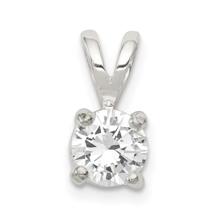 Sterling Silver CZ Pendant