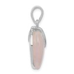 Sterling Silver Rose Quartz Pendant - Image 2