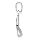 Sterling Silver Rhodium-plated Trinity Pendant - Image 2