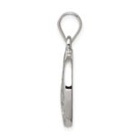 Sterling Silver Polished Round Tree Pendant - Image 2