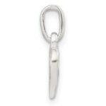 Sterling Silver & Rose-tone Polished Open Hearts Pendant - Image 2