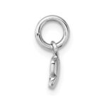 Sterling Silver Madi K Rhodium-plated Enameled Pink Butterfly Childrens Pendant - Image 2