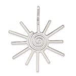 Sterling Silver Fancy Sun Pendant - Image 4